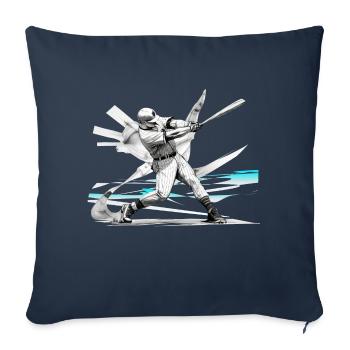 Baseballspieler, baseball - Sofakissenbezug 45 x 45 cm - Navy - Vorne
