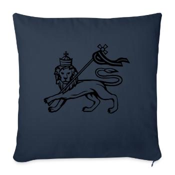 Lion of Judah - Sofakissenbezug 45 x 45 cm - Navy - Vorne