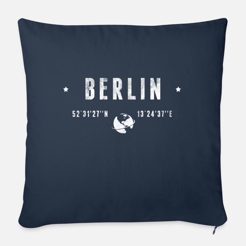Berlin - Sofakissenbezug 45 x 45 cm - Navy