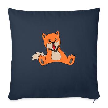 Shiba - Sofa pillowcase 17,3'' x 17,3'' (45 x 45 cm) - navy - Front