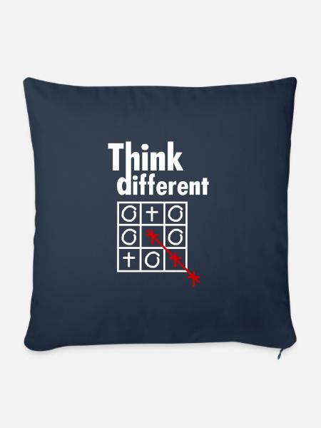 Denken Sie anders B - Sofakissenbezug 45 x 45 cm - Navy