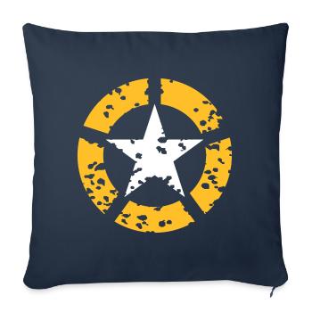 AVM STAR - multicolor design - TRASH 5 CUT - 16x4 - Sofa pillowcase 17,3'' x 17,3'' (45 x 45 cm) - navy - Front