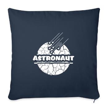 Je suis un astronaute - Housse de coussin décorative 45 x 45 cm - bleu marine - Devant