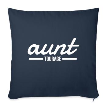 Aunt Tourage - Sofakissenbezug 45 x 45 cm - Navy - Vorne
