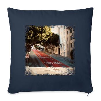 San Francisco - Sofakissenbezug 45 x 45 cm - Navy - Vorne