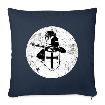 Knight - Sofa pillowcase 17,3'' x 17,3'' (45 x 45 cm) - navy - Front