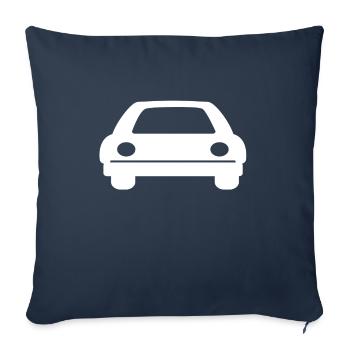 automobile - Sofa pillowcase 17,3'' x 17,3'' (45 x 45 cm) - navy - Front