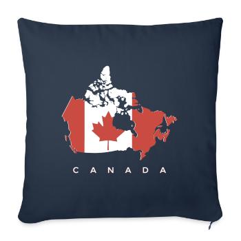 Canada - Sofa pillowcase 17,3'' x 17,3'' (45 x 45 cm) - navy - Front
