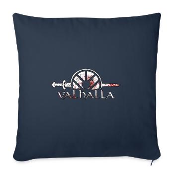Valhalla battle victory - Sofa pillowcase 17,3'' x 17,3'' (45 x 45 cm) - navy - Front