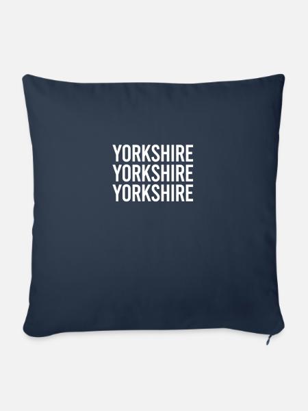 Yorkshire Gesang - Sofakissenbezug 45 x 45 cm - Navy