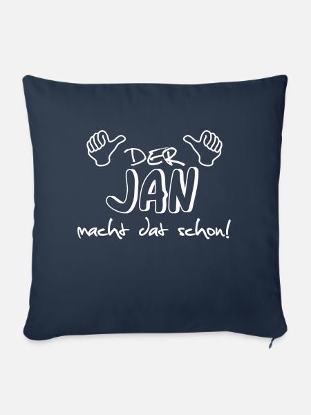 jan - Sofakissenbezug 45 x 45 cm - Navy