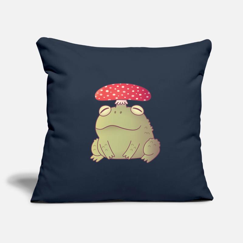 Mignon Toadstool Toad Doodle Housse de coussin décorative 45 x 45 cm