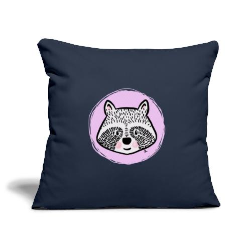Sweet Raccoon - Portrait - Sofa pillowcase 17,3'' x 17,3'' (45 x 45 cm)