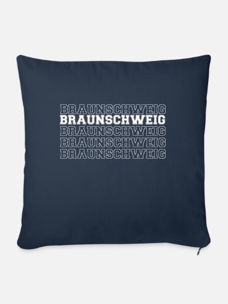 Braunschweig - Sofakissenbezug 45 x 45 cm - Navy