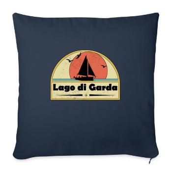 Lago di Garda - Sofakissenbezug 45 x 45 cm - Navy - Vorne