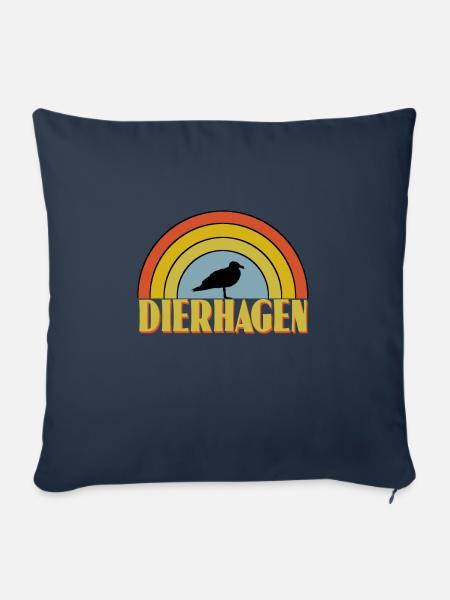 Dierhagen - Sofakissenbezug 45 x 45 cm - Navy