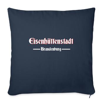 Eisenhüttenstadt - Sofakissenbezug 45 x 45 cm - Navy - Vorne
