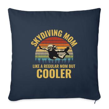Skydiving Parachute Skydive Skydiver Mom - Sofa pillowcase 17,3'' x 17,3'' (45 x 45 cm) - navy - Front