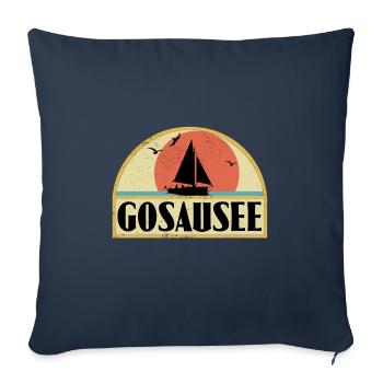 Gosausee - Sofakissenbezug 45 x 45 cm - Navy - Vorne