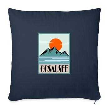 Gosausee - Sofakissenbezug 45 x 45 cm - Navy - Vorne
