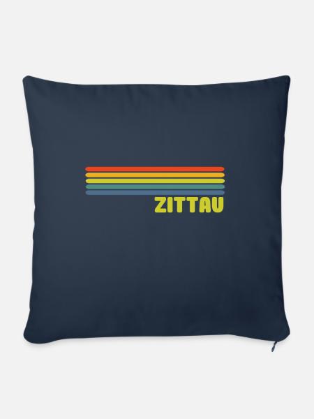 Zittau - Sofakissenbezug 45 x 45 cm - Navy