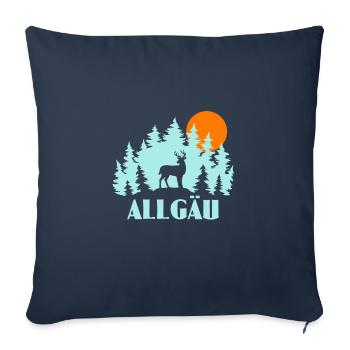 Allgäu - Sofakissenbezug 45 x 45 cm - Navy - Vorne