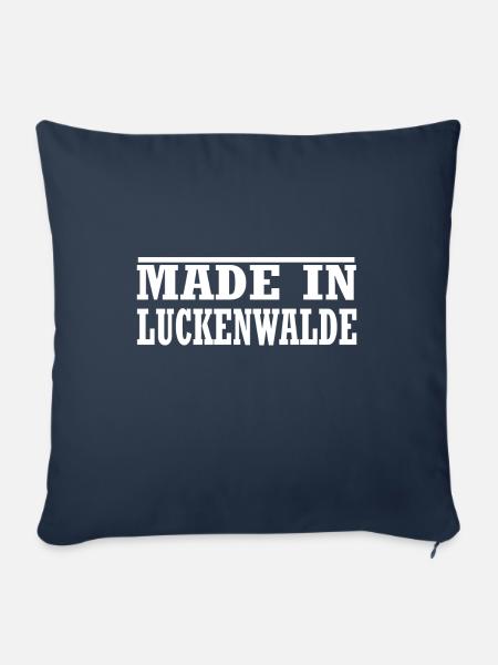 Luckenwalde - Sofakissenbezug 45 x 45 cm - Navy