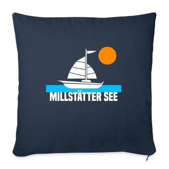 Millstätter See - Sofakissenbezug 45 x 45 cm - Navy - Vorne