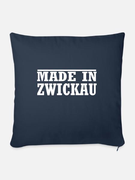 Zwickau - Sofakissenbezug 45 x 45 cm - Navy
