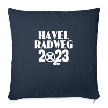 Havel Radweg - Sofakissenbezug 45 x 45 cm - Navy - Vorne