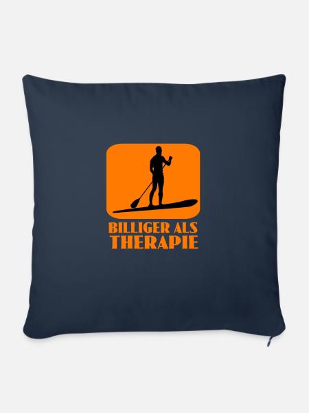standup paddeln - Sofakissenbezug 45 x 45 cm - Navy