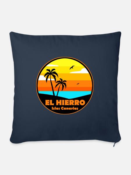 el Hierro - Sofakissenbezug 45 x 45 cm - Navy