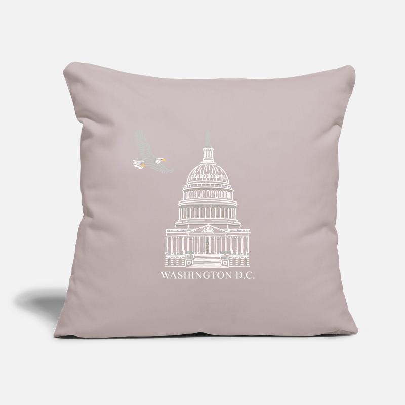 Washington D.C., Capitol Structure, Bald Eagle Sofa pillowcase 17,3'' x 17,3'' (45 x 45 cm)