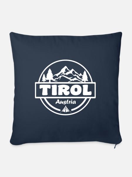 Tirol - Sofakissenbezug 45 x 45 cm - Navy