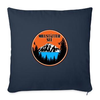Millstätter See - Sofakissenbezug 45 x 45 cm - Navy - Vorne