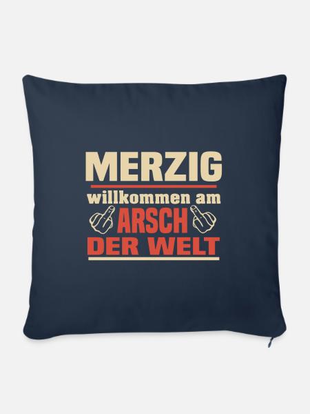merzig saar - Sofakissenbezug 45 x 45 cm - Navy