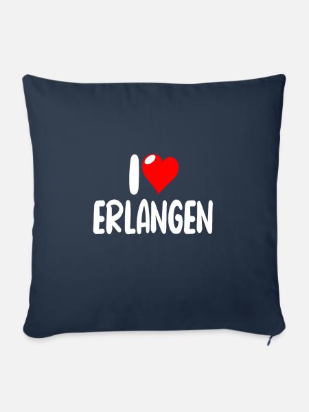 Erlangen - Sofakissenbezug 45 x 45 cm - Navy