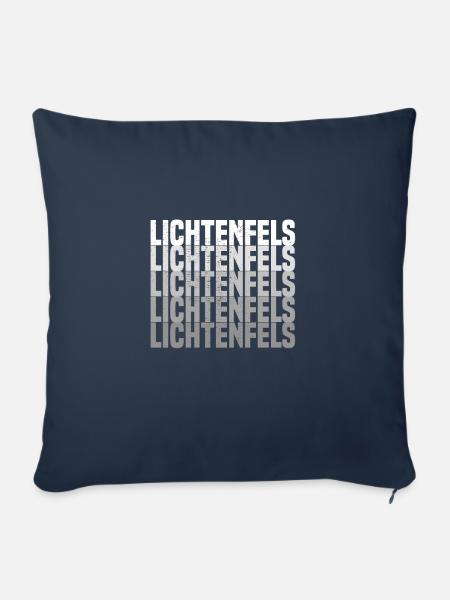 Lichtenfels - Sofakissenbezug 45 x 45 cm - Navy