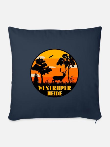 Westruper Heide - Sofakissenbezug 45 x 45 cm - Navy