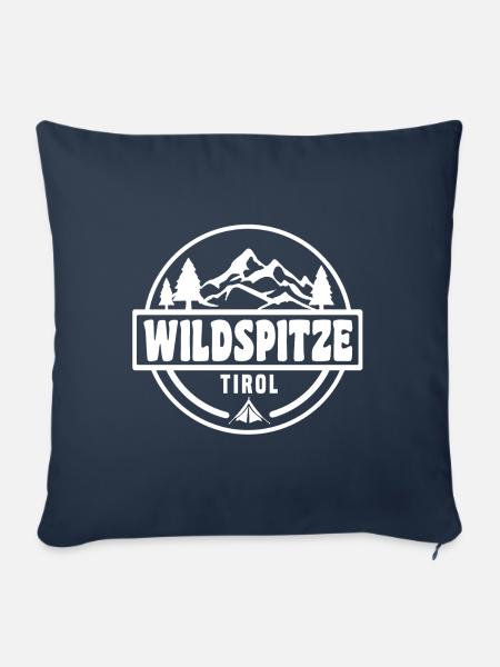 Wildspitze - Sofakissenbezug 45 x 45 cm - Navy