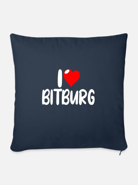 Bitburg - Sofakissenbezug 45 x 45 cm - Navy