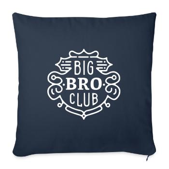 Big bro club older brother - Sofa pillowcase 17,3'' x 17,3'' (45 x 45 cm) - navy - Front