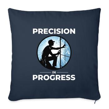 Glazier Window Glass Fitting Fitter Glasswork - Sofa pillowcase 17,3'' x 17,3'' (45 x 45 cm) - navy - Front