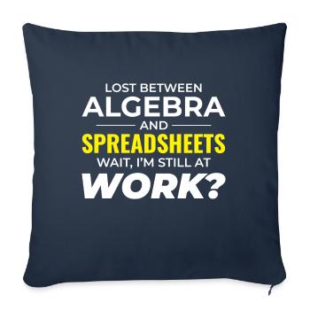 Work Memes Office-Humor Workplace Funny - Sofa pillowcase 17,3'' x 17,3'' (45 x 45 cm) - navy - Front