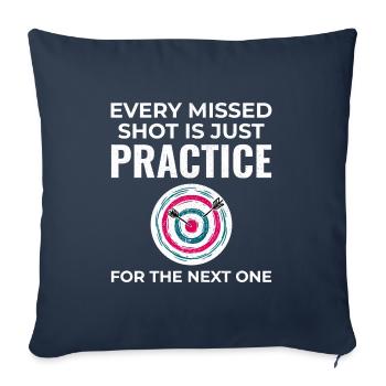 Archery Targets Archer Bullseye Shooting Sport - Sofa pillowcase 17,3'' x 17,3'' (45 x 45 cm) - navy - Front