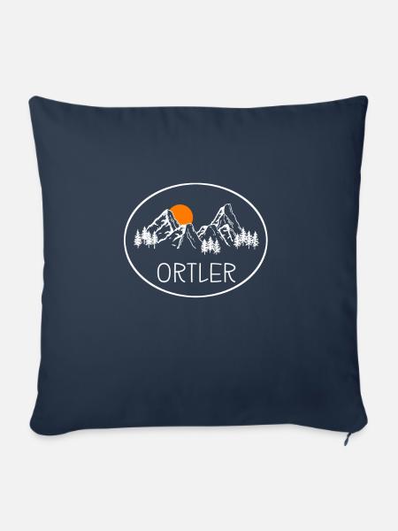 Ortler - Sofakissenbezug 45 x 45 cm - Navy