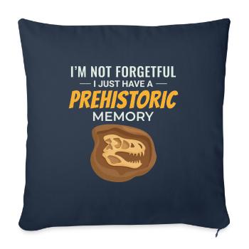 Chasse aux fossiles Paléontologie Géologie de collection - Housse de coussin décorative 45 x 45 cm - bleu marine - Devant