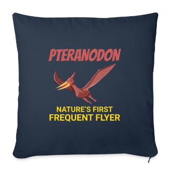 Pteranodon Dinosaur Dino Paleontologist Fossil - Sofa pillowcase 17,3'' x 17,3'' (45 x 45 cm) - navy - Front
