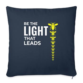 Fireflies Firefly Lightning Bug Insect Collector - Sofa pillowcase 17,3'' x 17,3'' (45 x 45 cm) - navy - Front