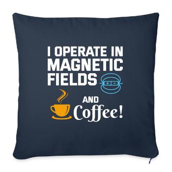 Electrician Humor Electrical Technician Coffee - Sofa pillowcase 17,3'' x 17,3'' (45 x 45 cm) - navy - Front